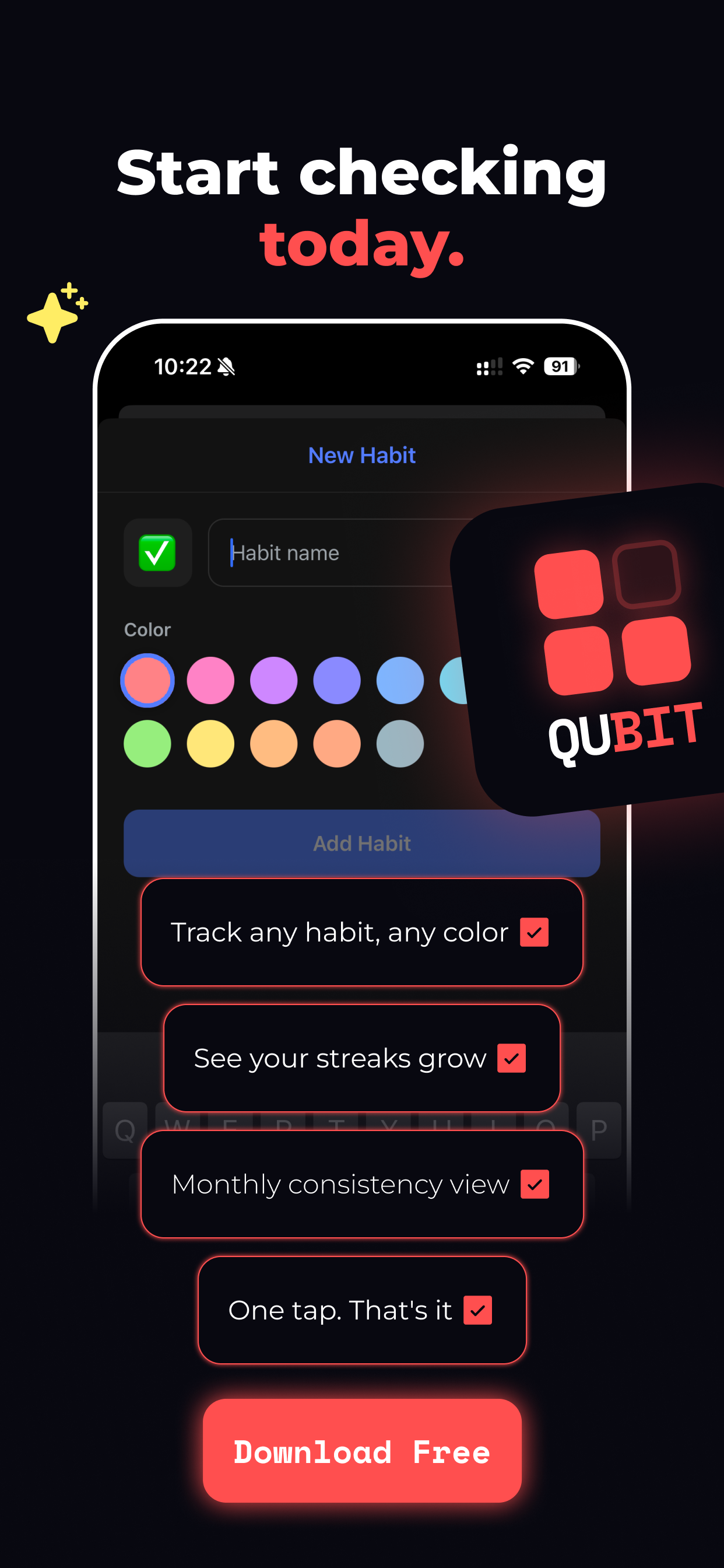 Habit customization